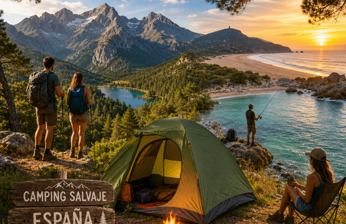 Mejores lugares para hacer camping salvaje en España