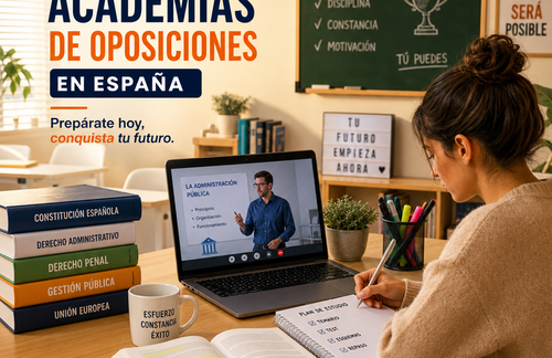 Mejores academias de oposiciones en España