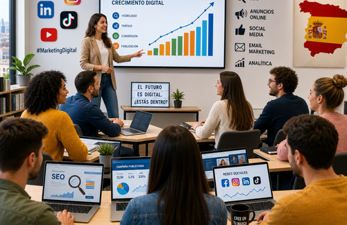 Mejores cursos de marketing digital en España
