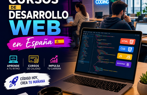 Mejores cursos de desarrollo web en España