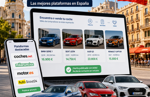 Mejores plataformas para vender coches en España