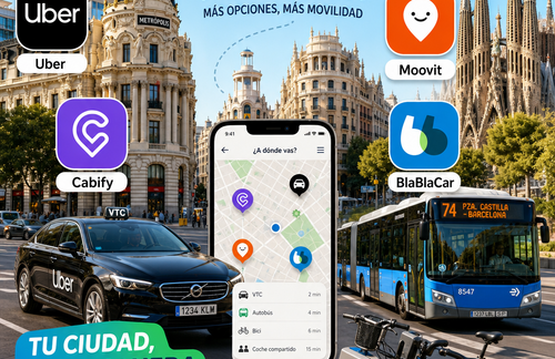 Mejores apps de transporte urbano en España